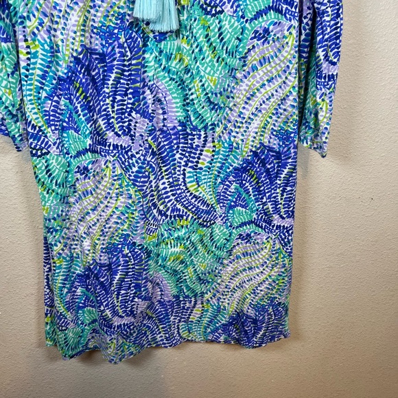 Lilly Pulitzer Vibrant Tropical Tunic Dress. Hassle detailed closure. Size S - Picture 6 of 7